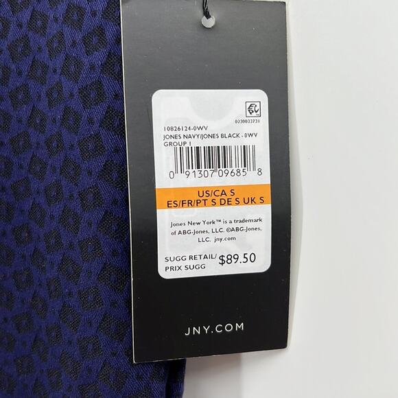 Jones New York Pull-on Slim Ankle Pants - Navy - Small - New with tags - Picture 3 of 7